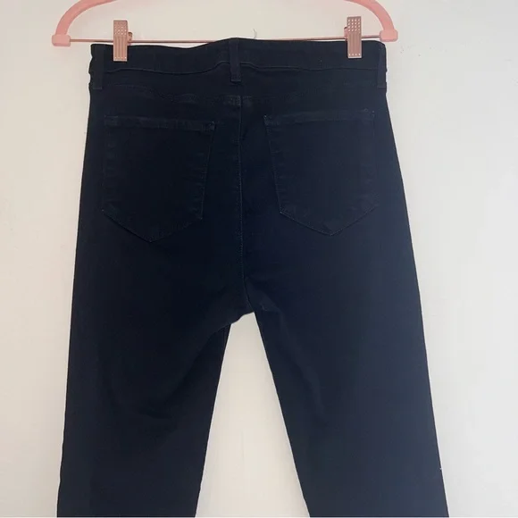 L’Agence Margot High Rise Skinny Jeans Black Size 29 Baddie Edgy Goth Grunge - Picture 6 of 11